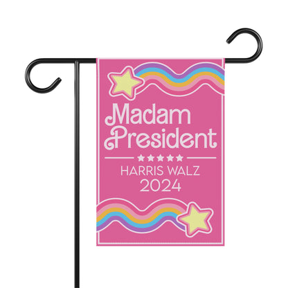 Madam President 2024 Garden & House Banner - Pink Doll Theme