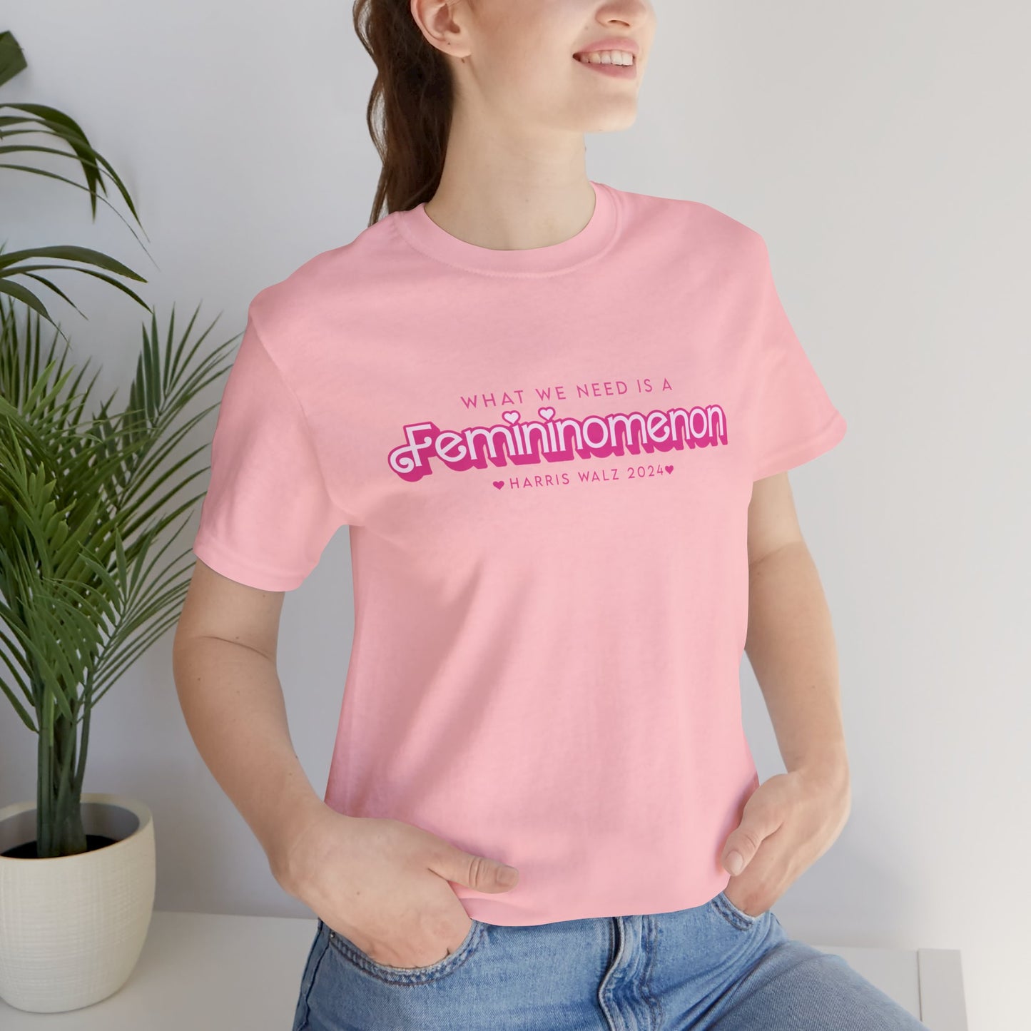 What We Need is a Femininomenon - Harris Walz 2024 Unisex Bella Canvas Tee